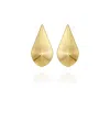 Vince Camuto Chic Sculptural Dome Drop Earrings In Gold