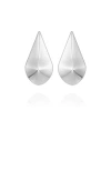 Vince Camuto Chic Sculptural Dome Drop Earrings In Metallic