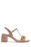 Vince Camuto Chirie Block-heel Sandals In Sand
