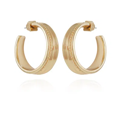 VINCE CAMUTO CHUNKY OPEN HOOP EARRINGS