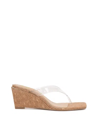 Vince Camuto Cianna Thong Wedge Sandals In Multi