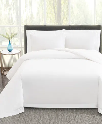Vince Camuto Classic 400-thread Count Cotton 3-pc. Duvet Cover Set, King In White