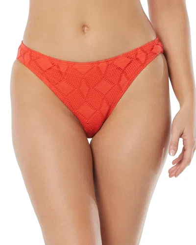Vince Camuto Classic Bikini Bottom In Orange