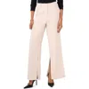 Vince Camuto Clean High Waist Inseam Slit Pants In Neutral
