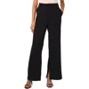 Vince Camuto Womens Woven High Waist Paperbag Pants In Rich Black