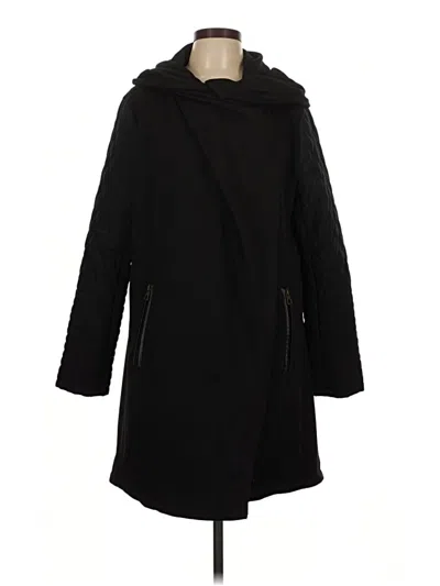 Pre-owned Vince Camuto Coat In Black