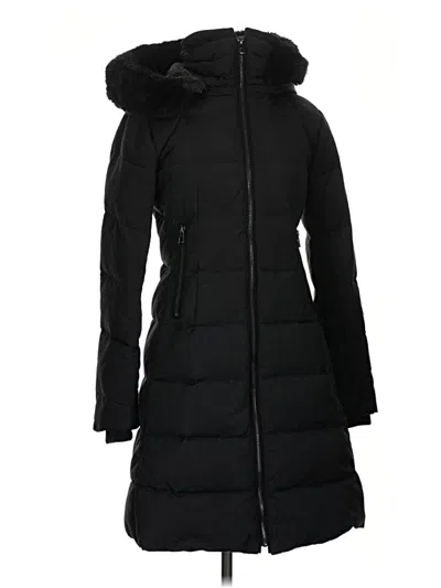 Pre-owned Vince Camuto Coat In Black
