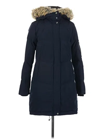 Pre-owned Vince Camuto Coat In Blue