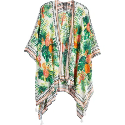 Vince Camuto Cockatoo Tropical Topper In Green
