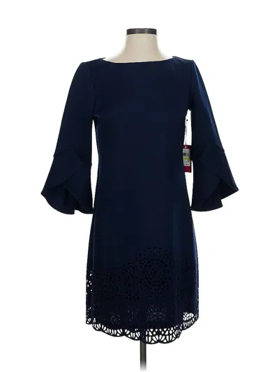Pre-owned Vince Camuto Cocktail Dress In Blue