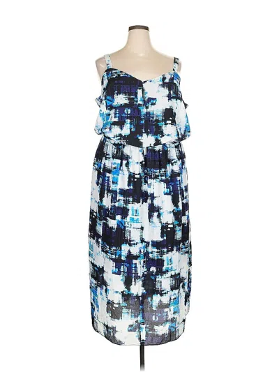 Pre-owned Vince Camuto Cocktail Dress In Blue