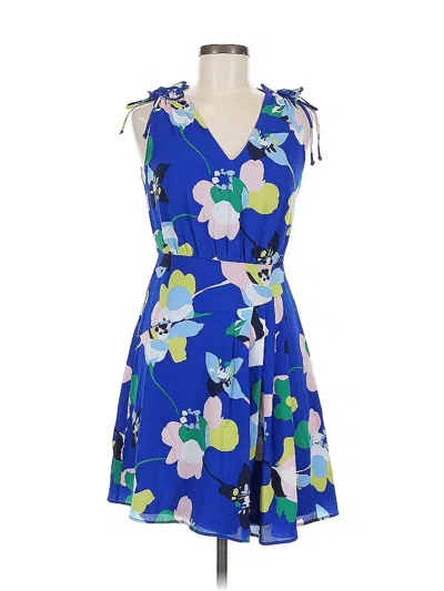 Pre-owned Vince Camuto Cocktail Dress In Blue