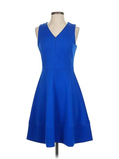 Pre-owned Vince Camuto Cocktail Dress In Blue