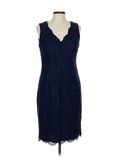Pre-owned Vince Camuto Cocktail Dress In Blue