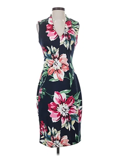 Pre-owned Vince Camuto Cocktail Dress In Blue