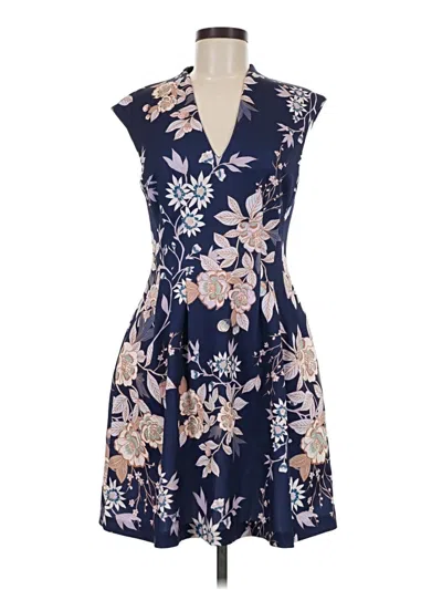 Pre-owned Vince Camuto Cocktail Dress In Blue