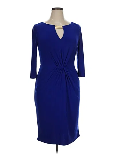 Pre-owned Vince Camuto Cocktail Dress In Blue