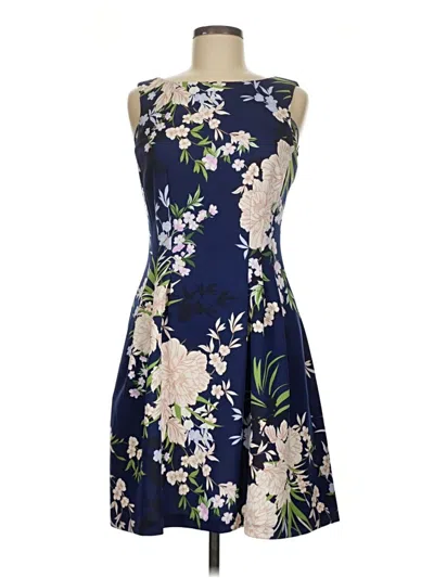Pre-owned Vince Camuto Cocktail Dress In Blue