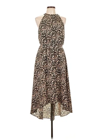 Pre-owned Vince Camuto Cocktail Dress In Brown