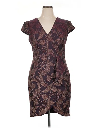 Pre-owned Vince Camuto Cocktail Dress In Brown