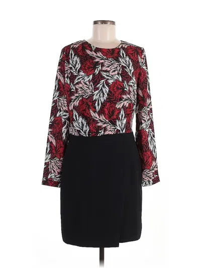 Pre-owned Vince Camuto Cocktail Dress In Burgundy