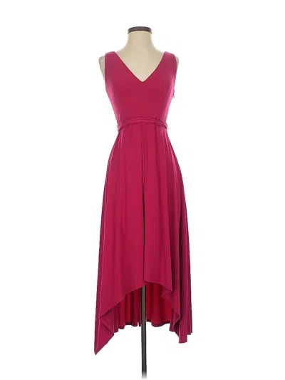 Pre-owned Vince Camuto Cocktail Dress In Burgundy