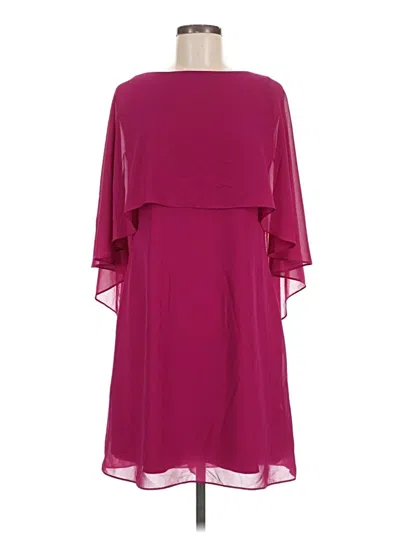 Pre-owned Vince Camuto Cocktail Dress In Burgundy