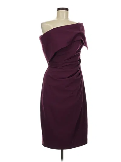 Pre-owned Vince Camuto Cocktail Dress In Burgundy
