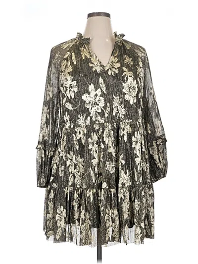Pre-owned Vince Camuto Cocktail Dress In Gray