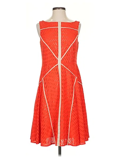 Pre-owned Vince Camuto Cocktail Dress In Orange