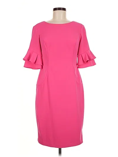 Pre-owned Vince Camuto Cocktail Dress In Pink