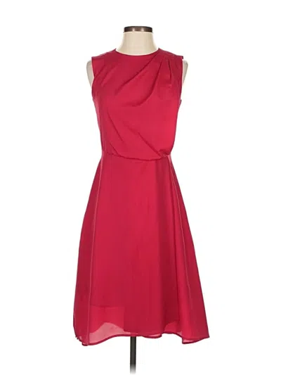 Pre-owned Vince Camuto Cocktail Dress In Red