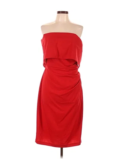 Pre-owned Vince Camuto Cocktail Dress In Red