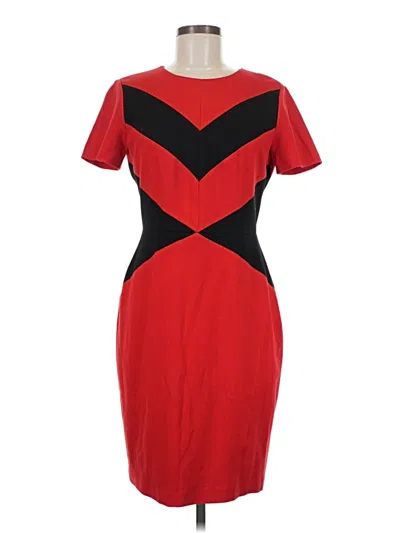 Pre-owned Vince Camuto Cocktail Dress In Red