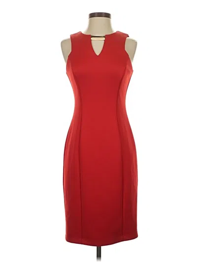 Pre-owned Vince Camuto Cocktail Dress In Red