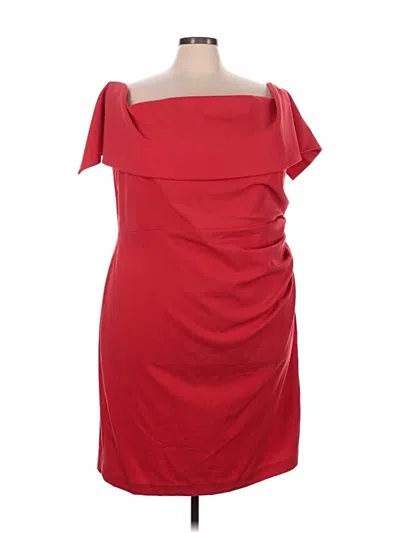 Pre-owned Vince Camuto Cocktail Dress In Red