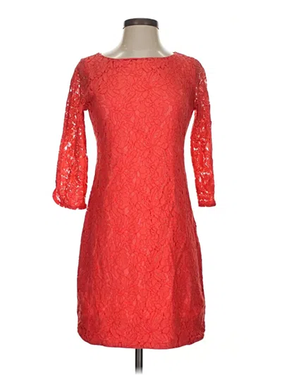 Pre-owned Vince Camuto Cocktail Dress In Red
