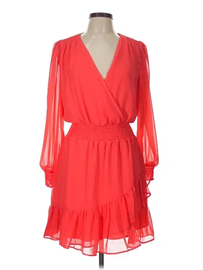 Pre-owned Vince Camuto Cocktail Dress In Red