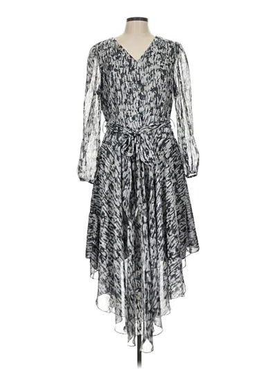Pre-owned Vince Camuto Cocktail Dress In Silver