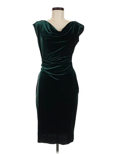 Pre-owned Vince Camuto Cocktail Dress In Teal