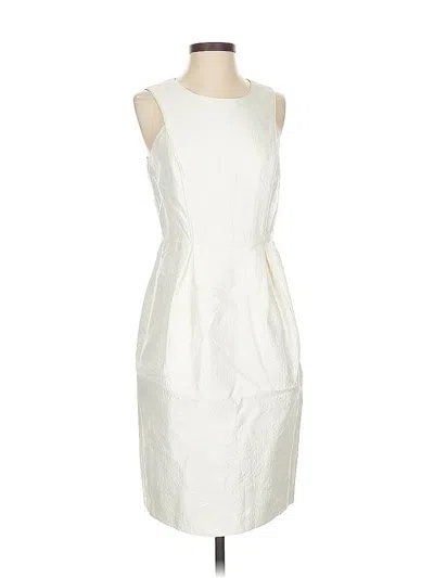 Pre-owned Vince Camuto Cocktail Dress In White