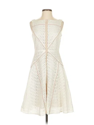 Pre-owned Vince Camuto Cocktail Dress In White