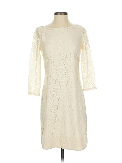 Pre-owned Vince Camuto Cocktail Dress In White