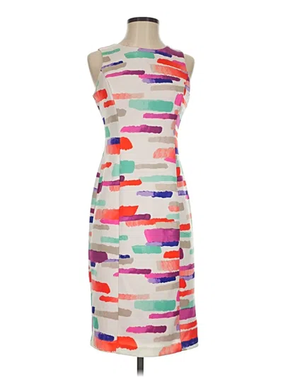 Pre-owned Vince Camuto Cocktail Dress In White