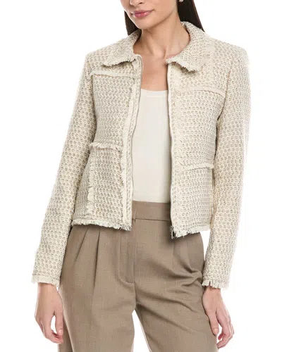 Vince Camuto Collar Jacket In Neutral