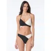 Vince Camuto Color Block High Cut Bikini Bottom In Multi