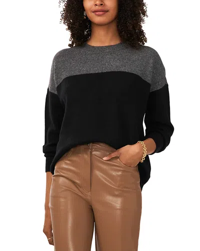 Vince Camuto Color Blocked Sweater In Black