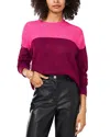 Vince Camuto Extended Shoulder Colorblock Sweater In Paradox/frenzy