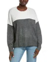Vince Camuto Colorblock Cozy Sweater In Gray
