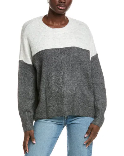 Vince Camuto Colorblock Cozy Sweater In Gray